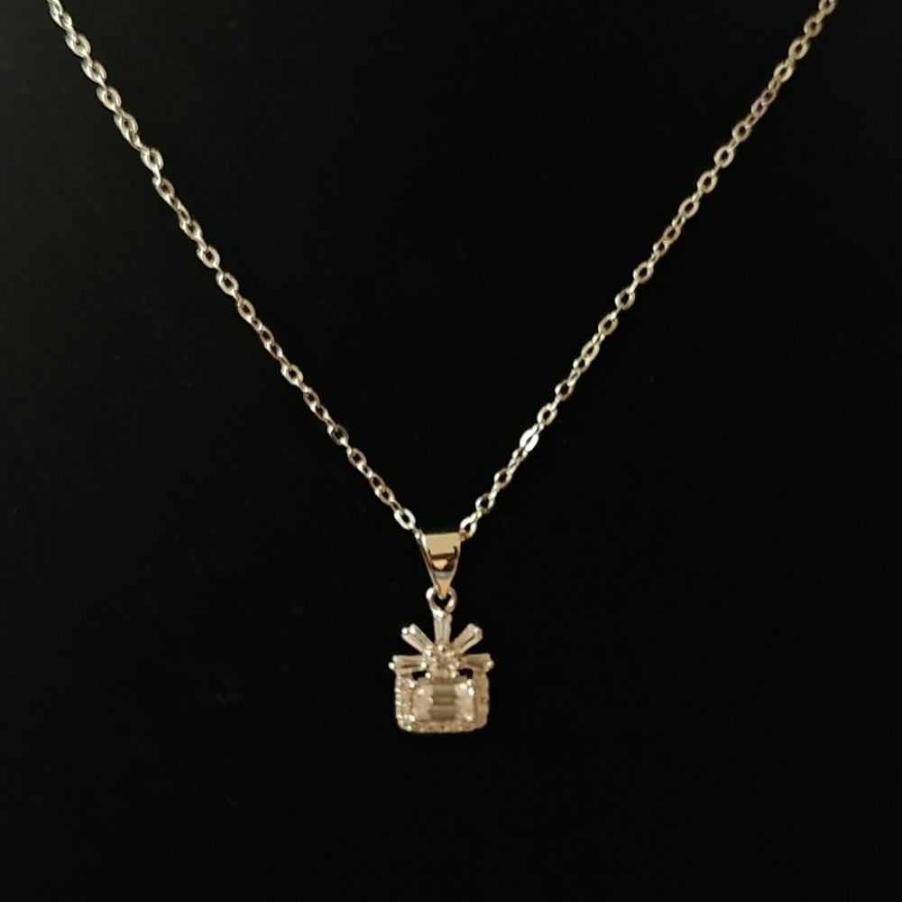 Moissanite Pendant Necklace